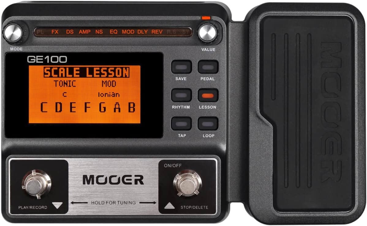 MOOER GE100 Multi-Effects Guitar Pedal 