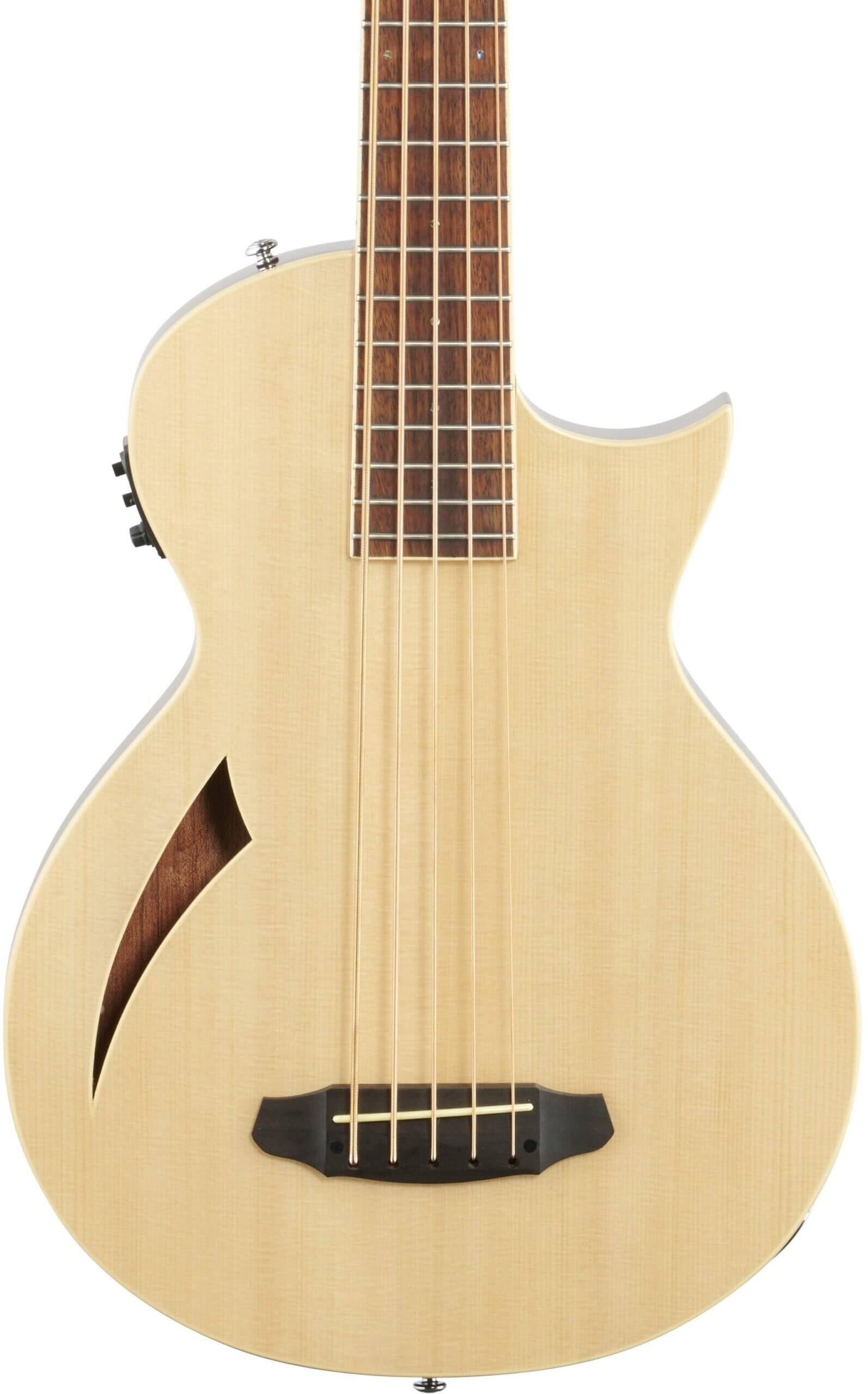 ESP LTD TL5 Thinline Acoustic-Electric Bass, Natural