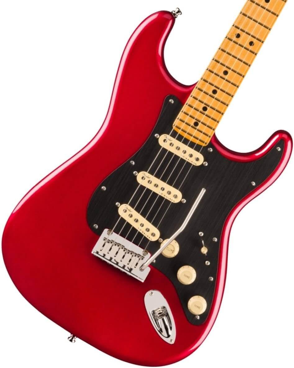 Fender American Ultra II Stratocaster Electric Guitar - Sinister Red, Maple Fingerboard