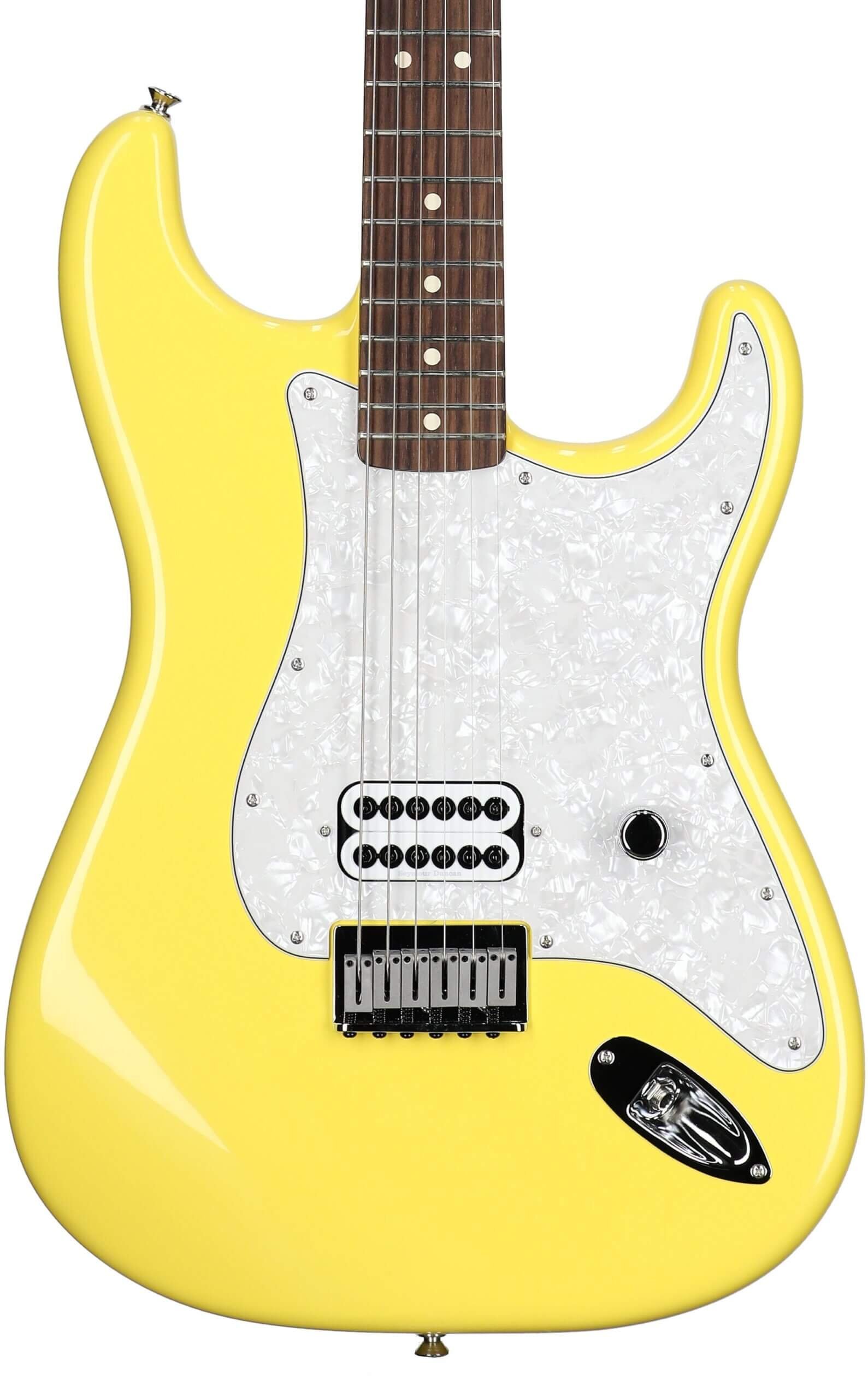 Fender Limited Edition Tom DeLonge Stratocaster (with Gig Bag), Graffiti Yellow