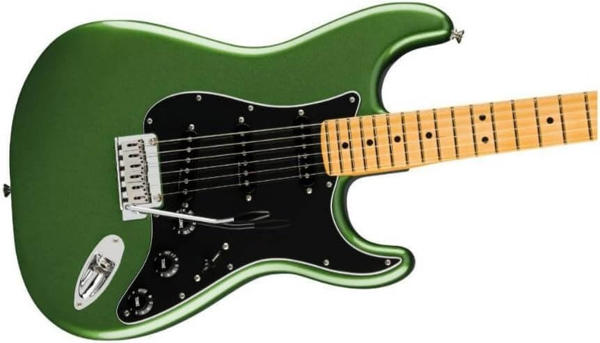 Fender Player II Modified Stratocaster Electric Guitar - Harvest Green Metallic, Maple Fingerboard