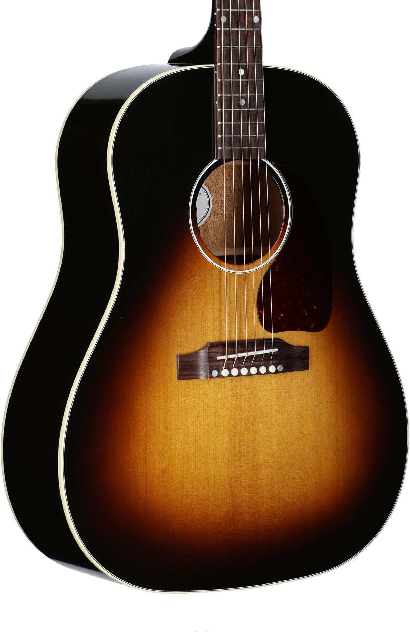 Gibson J-45 Standard Acoustic-Electric Guitar (with Case), Vintage Sunburst