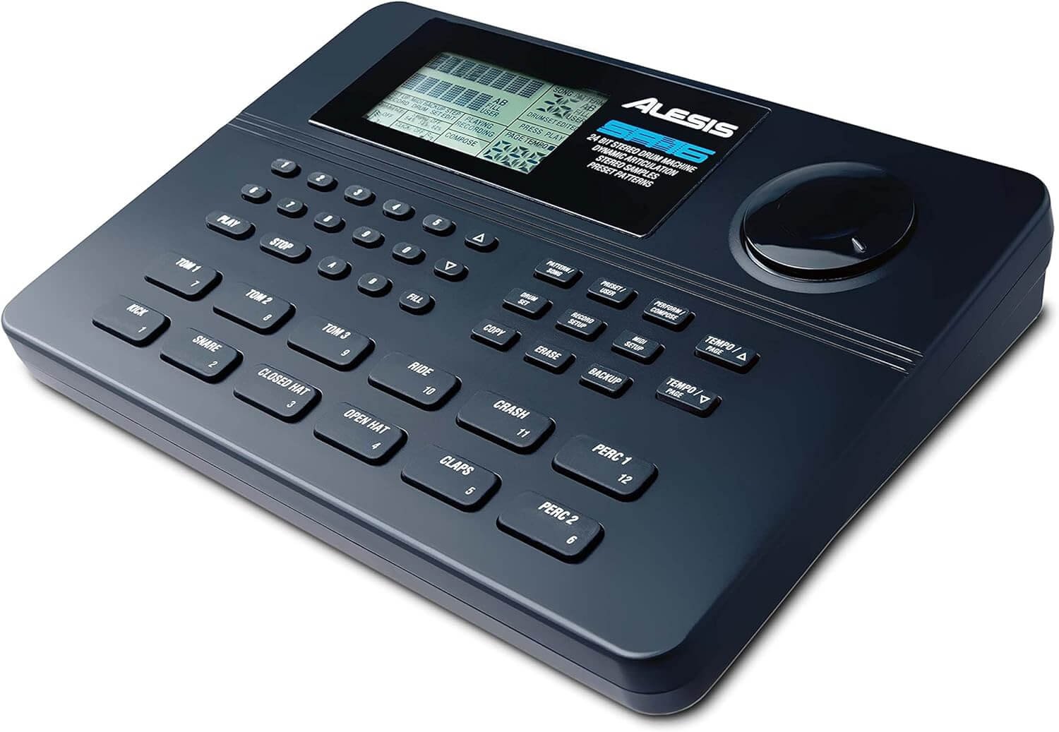 Alesis SR-16 - Studio-Grade Standalone Drum Machine With On-Board Sound Library, Performance Driven I/O and In-Built Effects
