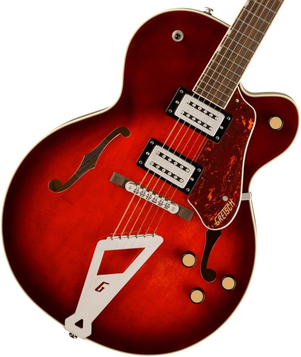 Gretsch G2420 Streamliner Hollowbody Electric Guitar Claret Burst chromatic tailpiece